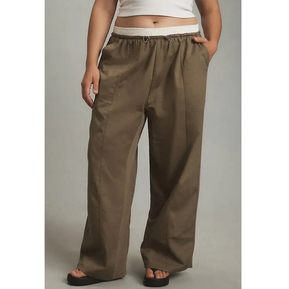 Daily Practice by Anthropologie Ankle Pants Green XL Petite XLP